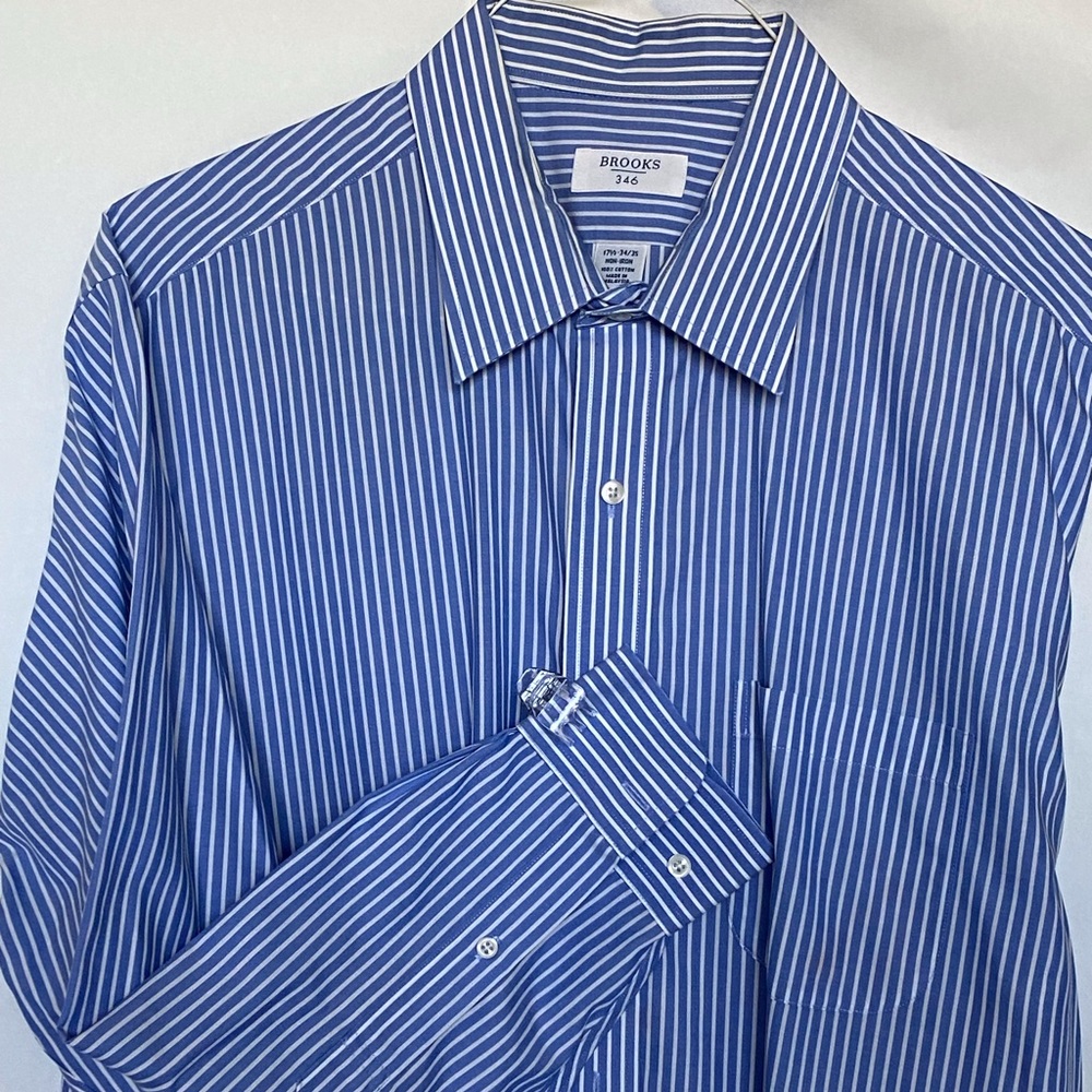 Brooks 346, long sleeve, button down.